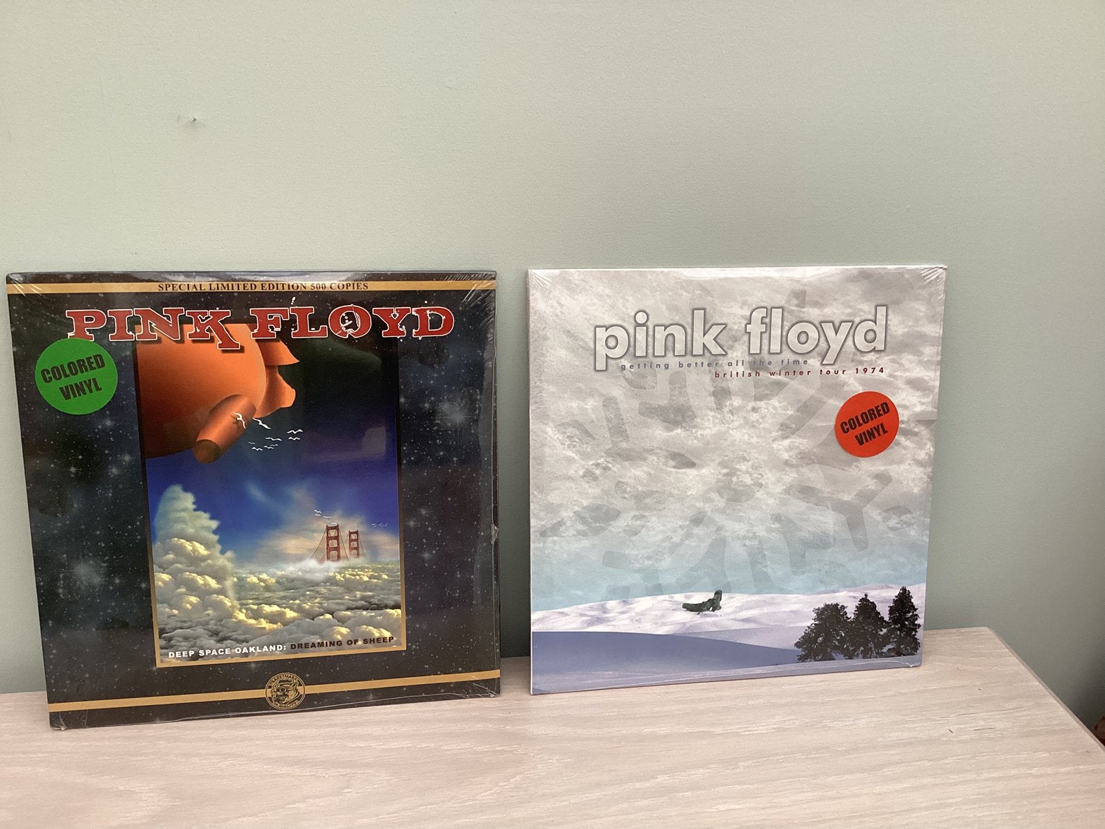 2 x PINK FLOYD - SEALED VINYL - LIMITED- NUMBERED- COLORED, Cd's en Dvd's, Boxset, Ophalen of Verzenden, Psychedelic Rock, Geseald