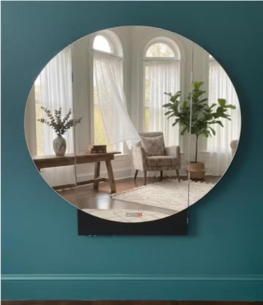 vintage grote spiegel, Huis en Inrichting, Woonaccessoires | Spiegels, Ophalen