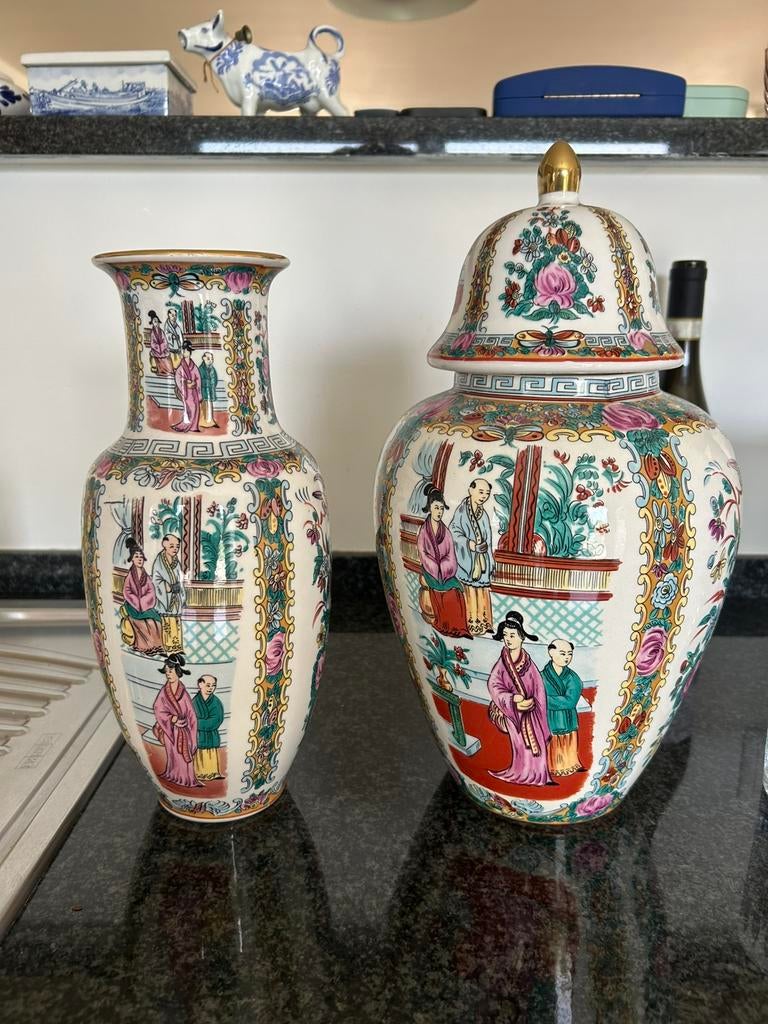2 chineze vazen, Antiek en Kunst, Ophalen