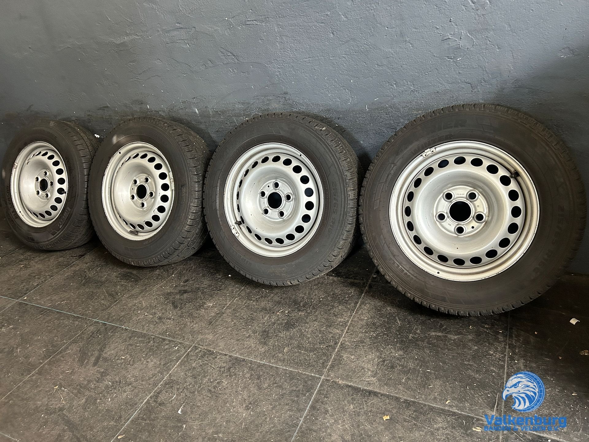8mm! Originele VW Transporter T5 GP T6 T6.1 16 inch stalen v, Auto-onderdelen, -, Banden en Velgen, -, Bestelwagen