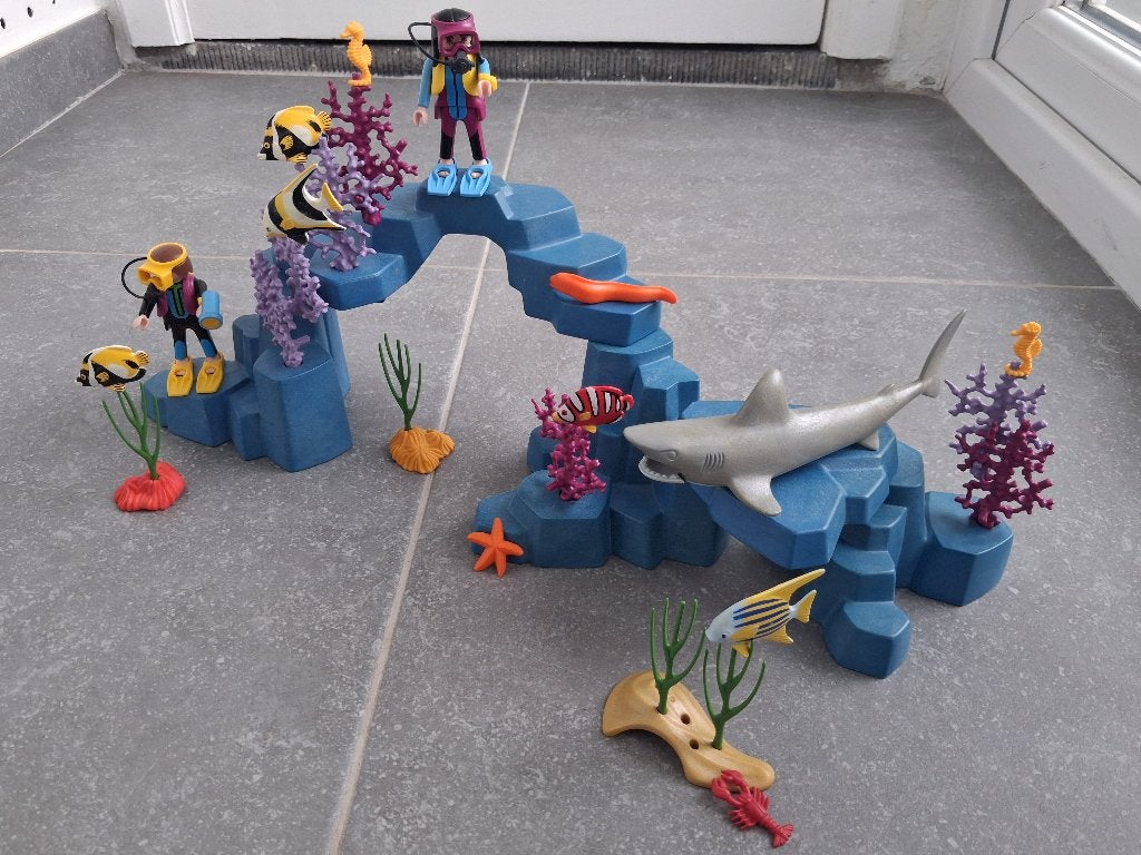 Playmobil Set 3953 - Duikers en lagune, Ophalen, Gebruikt, Complete set, Overige typen