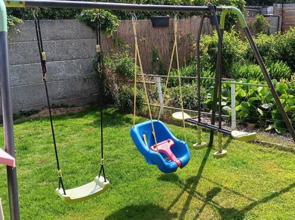 Schommel voor peuter en kleuter, Kinderen en Baby's, Speelgoed | Buiten | Speeltoestellen, Ophalen, Gebruikt, Schommel