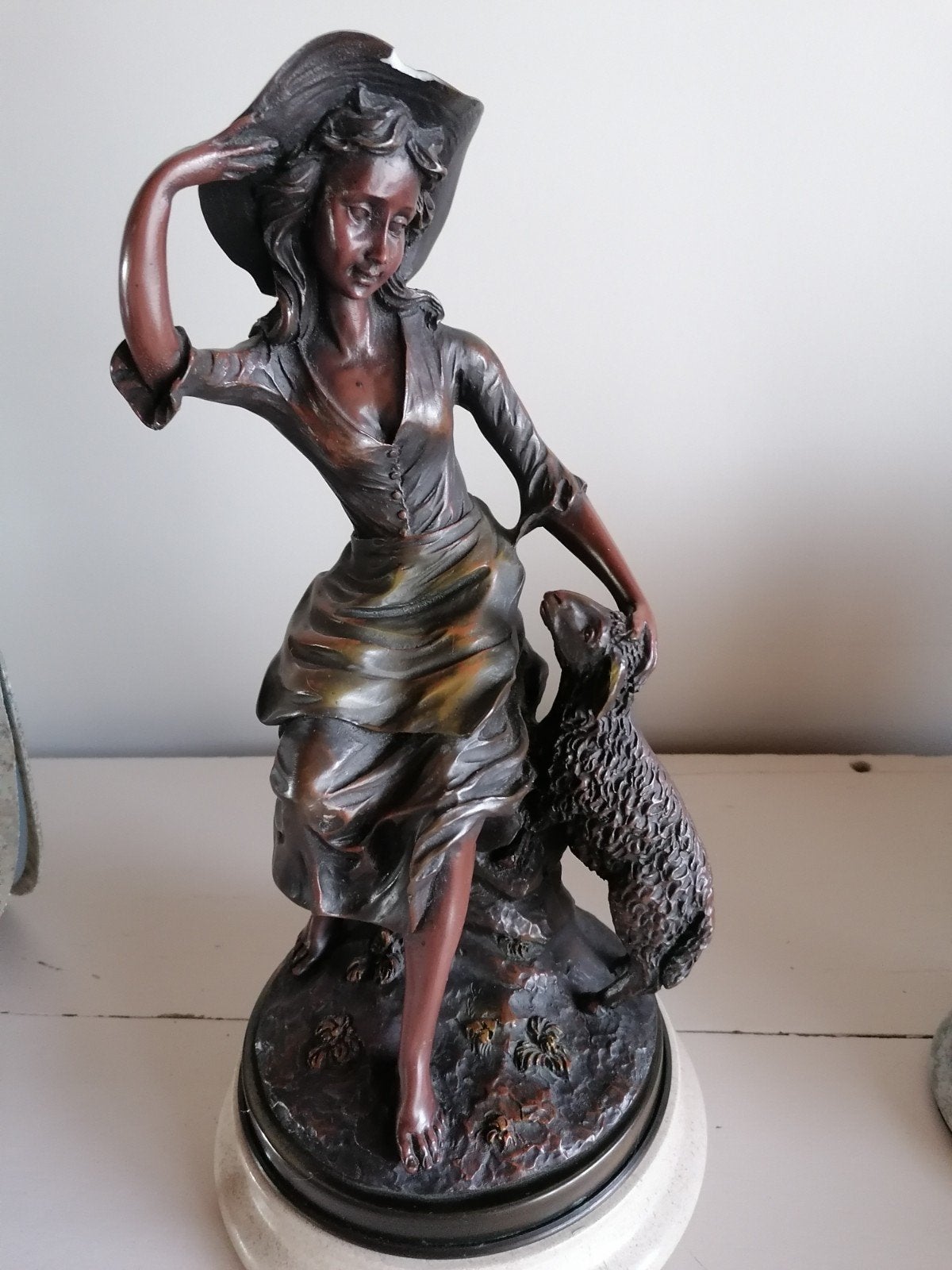 statue en bronze, Enlèvement