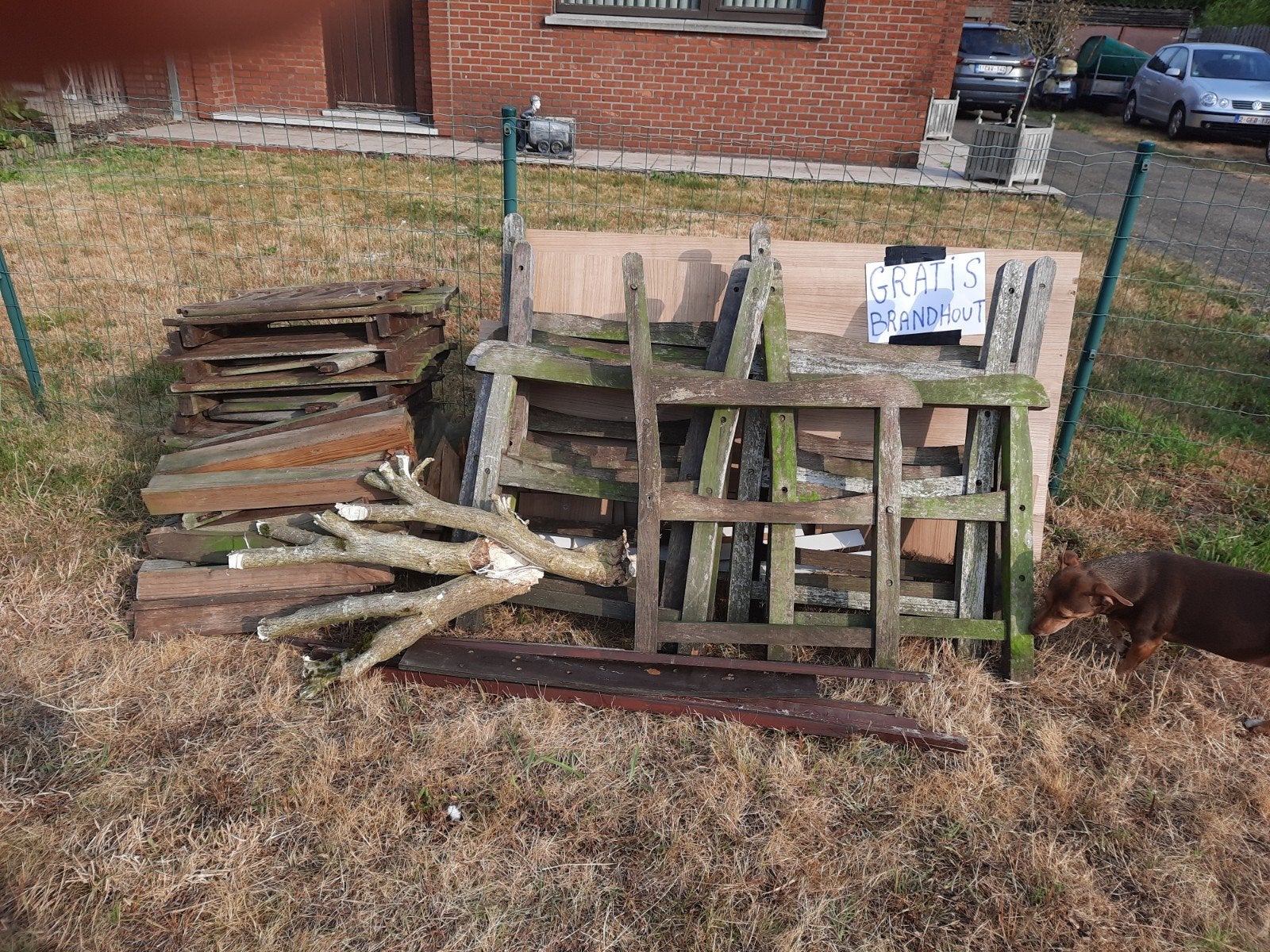 Gratis Brandhout, Ophalen