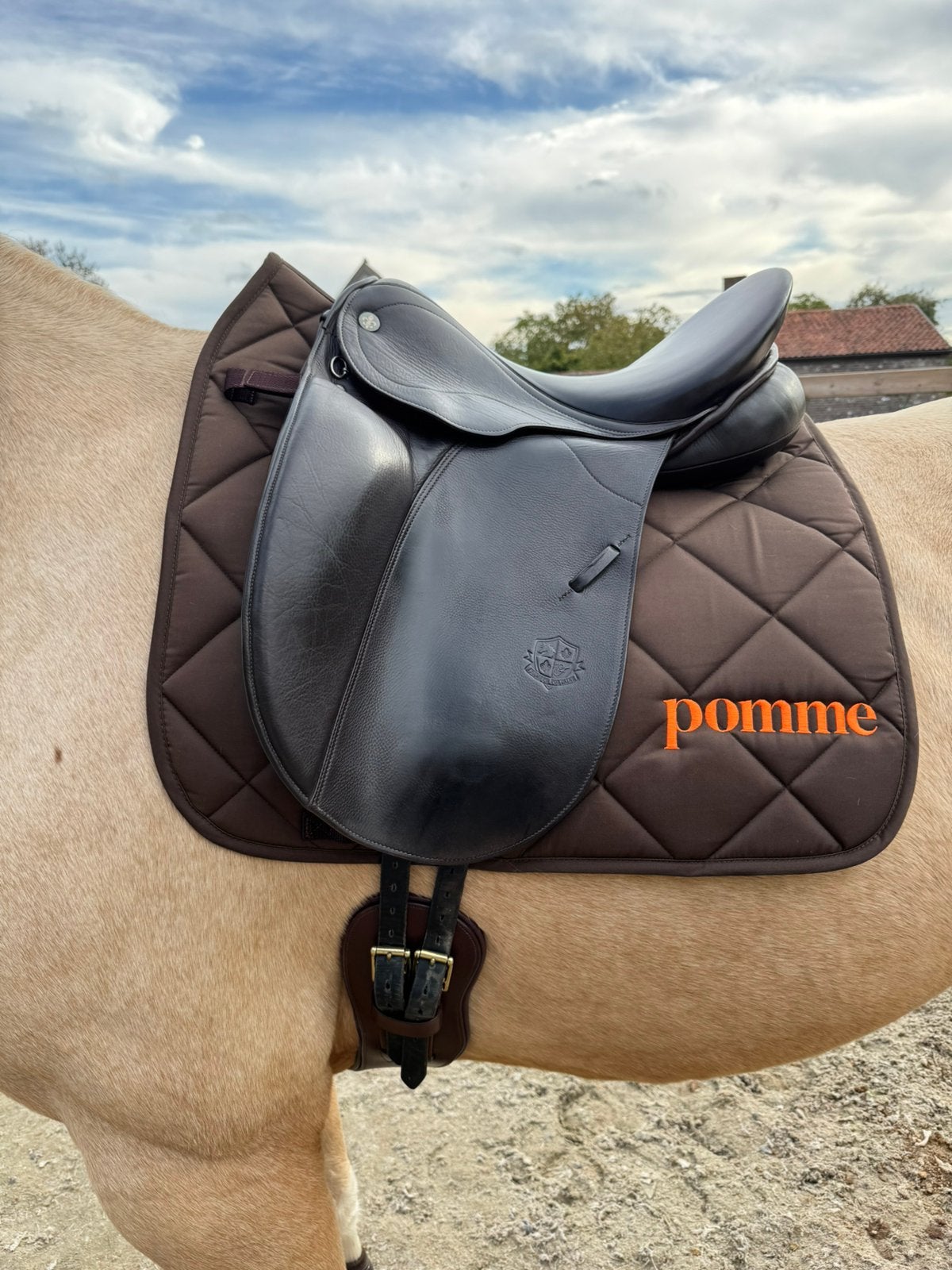 Dressuurzadel Philippe Fontaine 17”, Enlèvement, Utilisé, Dressage