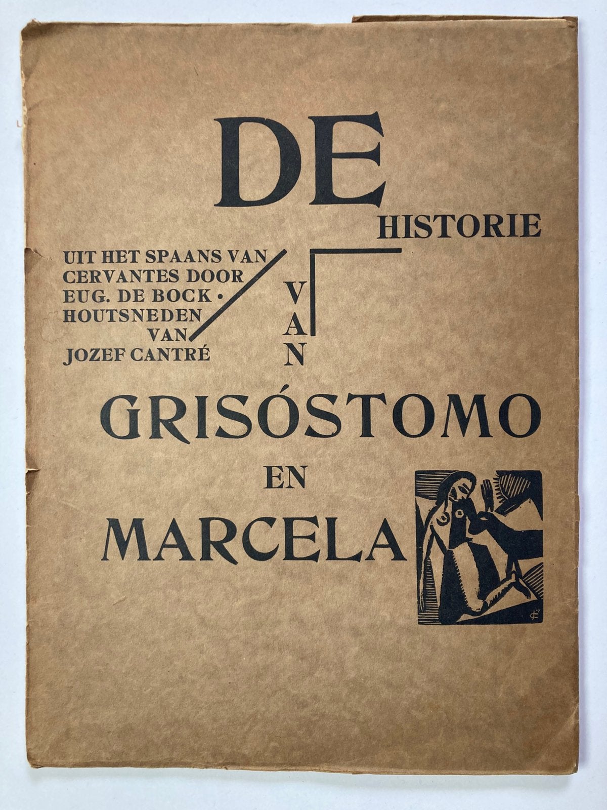 Grisóstomo en Marcella, genm. Opl. Houtgravures Jozef Cantré, Antiek en Kunst, Ophalen of Verzenden