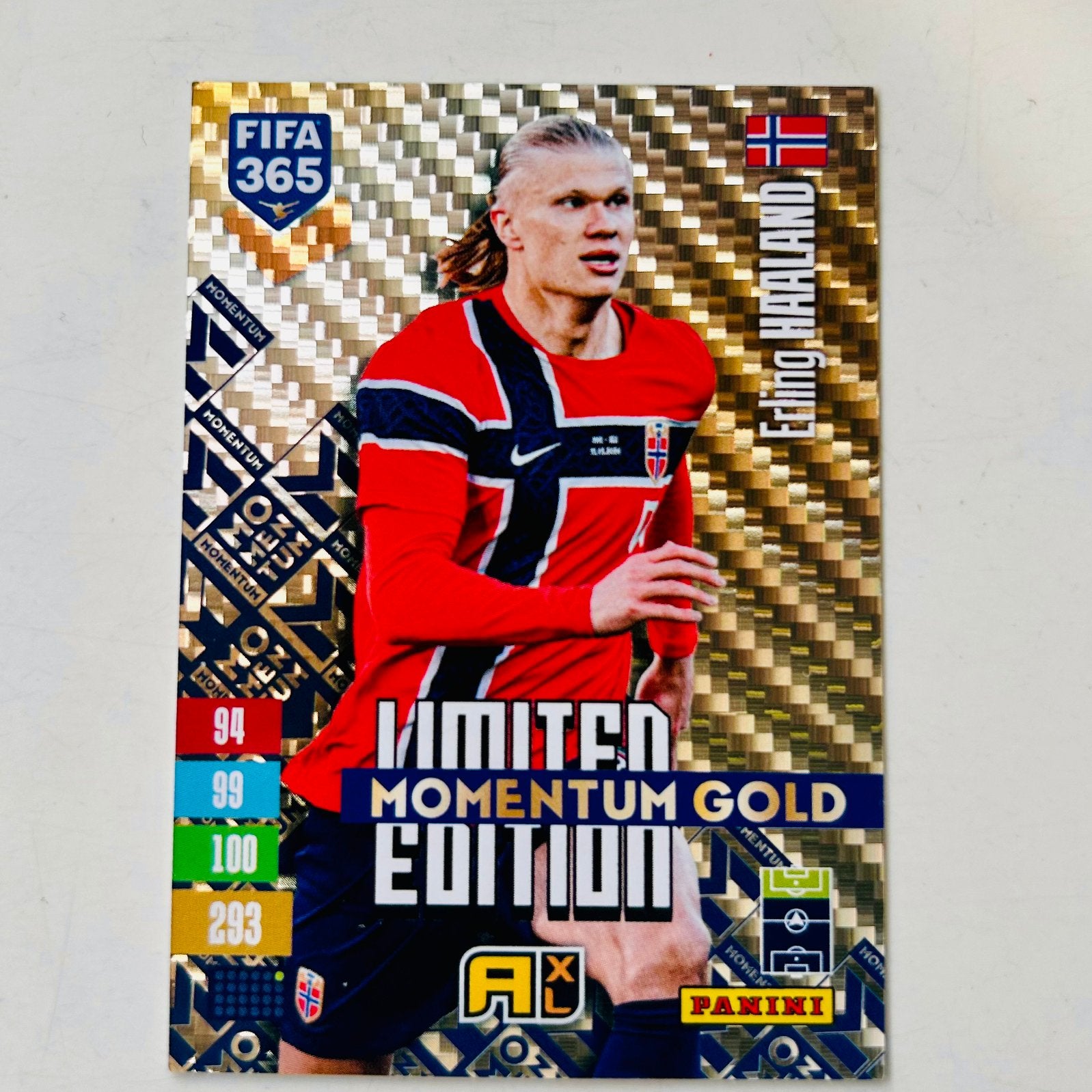 Panini FIFA 365 Adrena 2027 Momentum lim  édition E. Haaland, Enlèvement ou Envoi, Neuf, Image