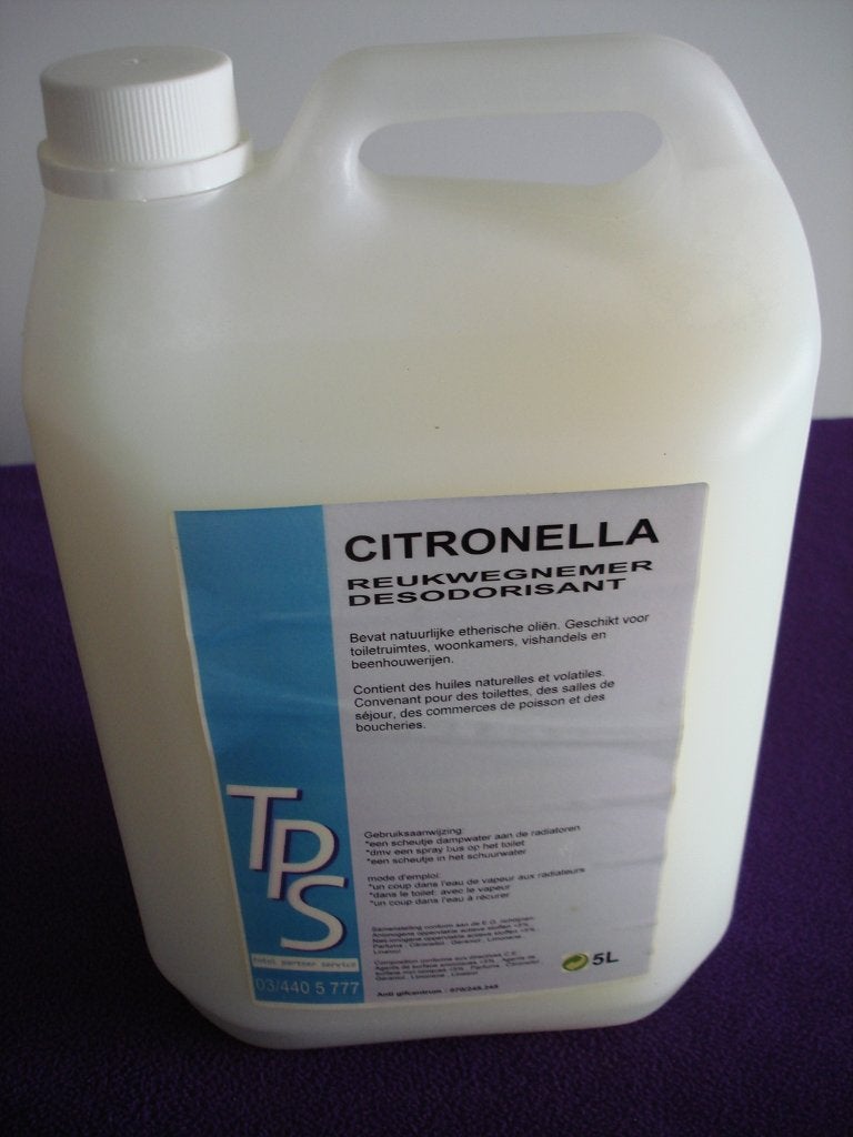 Industriële reukwegnemer Citronella 5 L. ook voor horeca., Ophalen, Schoonmaakmiddel
