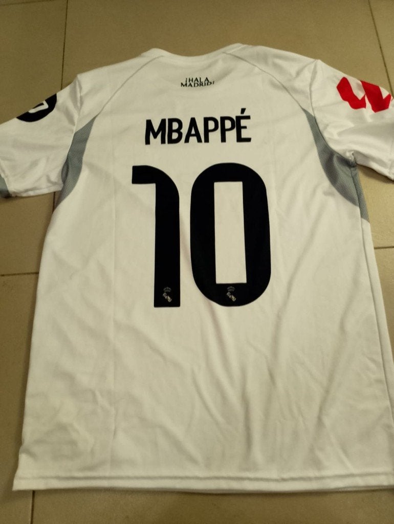 voetbalshirt Real Madrid XL '10 Mabappe', Ophalen of Verzenden