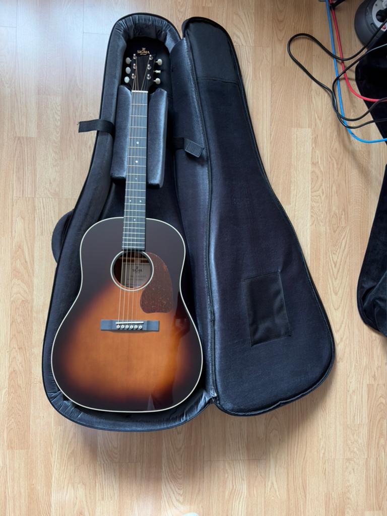 SIGMA JM-SG45 elektro-akoestische gitaar, Muziek en Instrumenten, Snaarinstrumenten | Gitaren | Akoestisch, Gebruikt, Ophalen of Verzenden