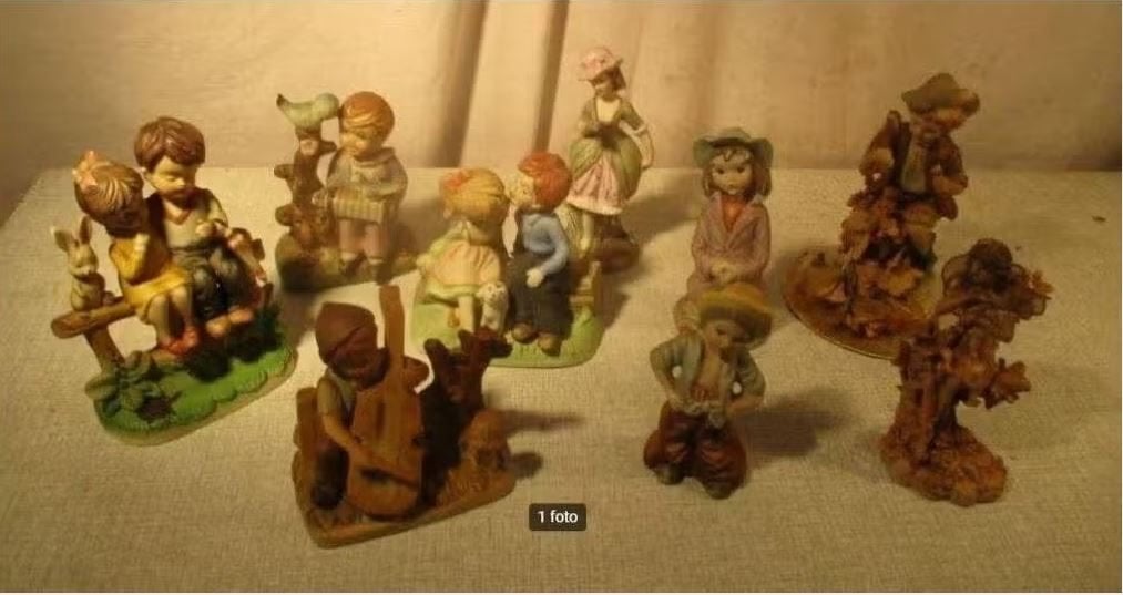 9 Mooie Beelden van Kinderen, Antiek en Kunst, Ophalen of Verzenden, Steen of Keramiek