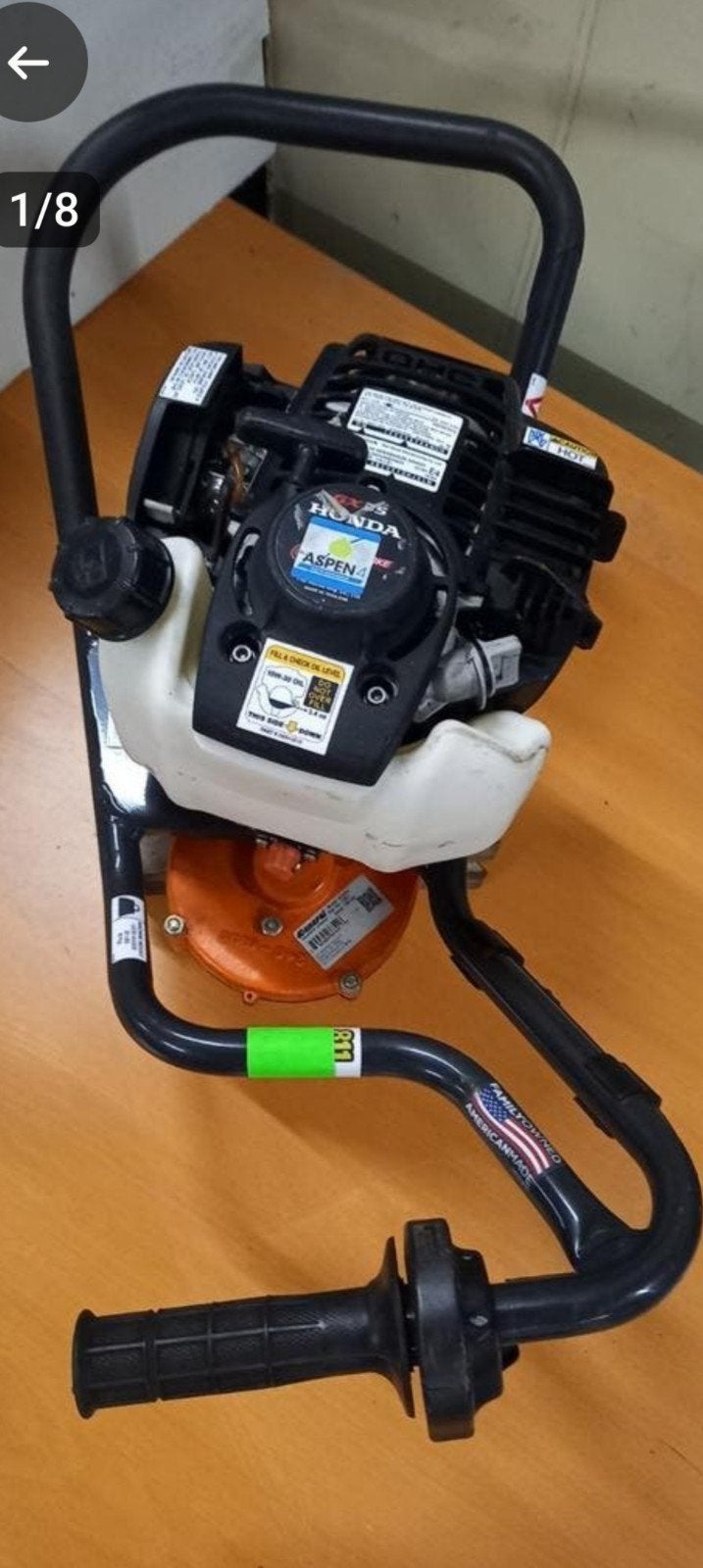 Grondboor Honda GX35, Ophalen, Gebruikt, Grondboor
