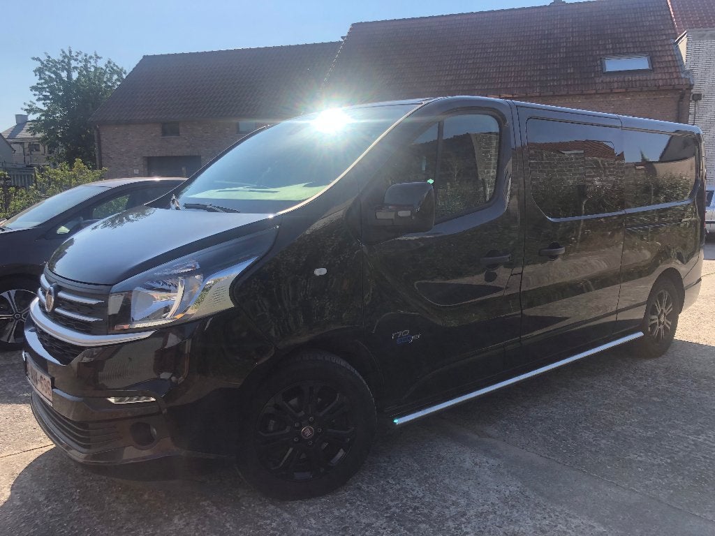 Bestelwagen Fiat Talento Squadra dubbele cab. 170pk 33210km, Autos, Camionnettes & Utilitaires, Achat, 6 portes, Euro 6, Noir