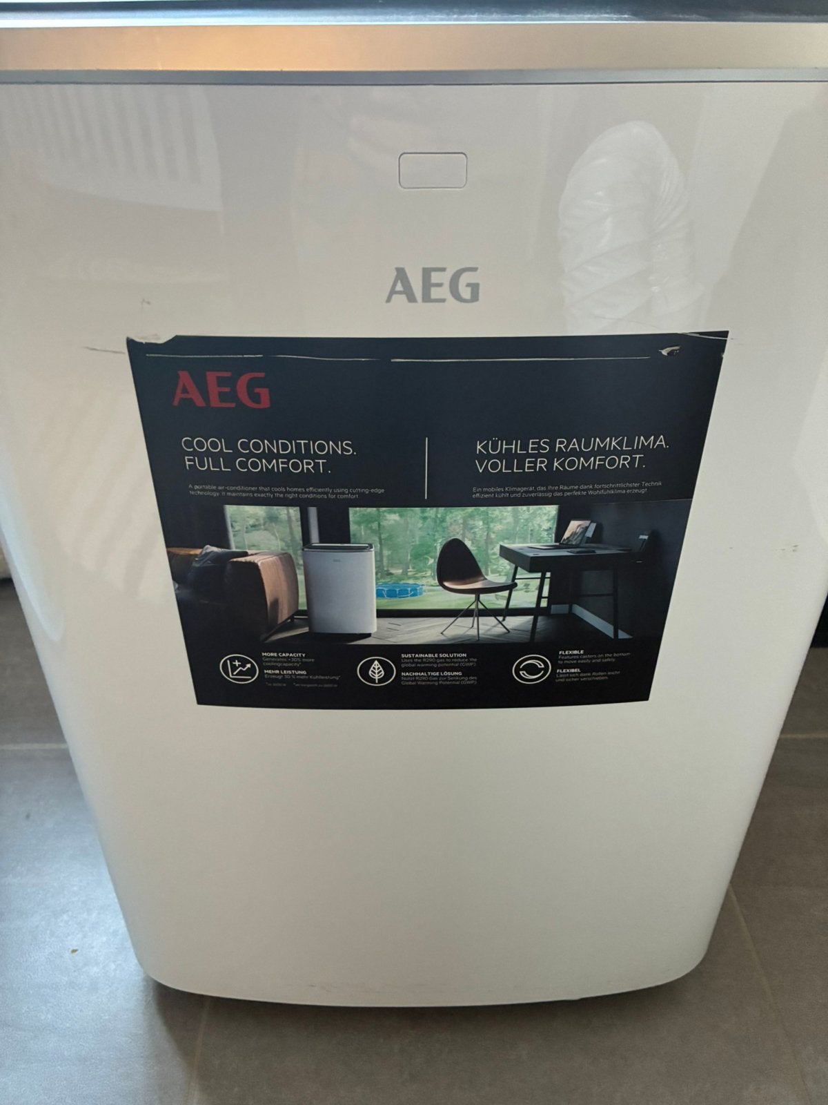 Mobiele airco, Ophalen, Zo goed als nieuw, Mobiele airco