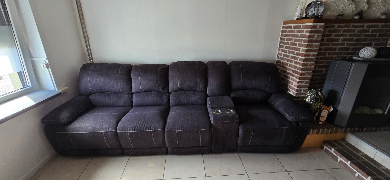 zetel 3m15cm, Huis en Inrichting, Zetels | Complete zithoeken, Ophalen