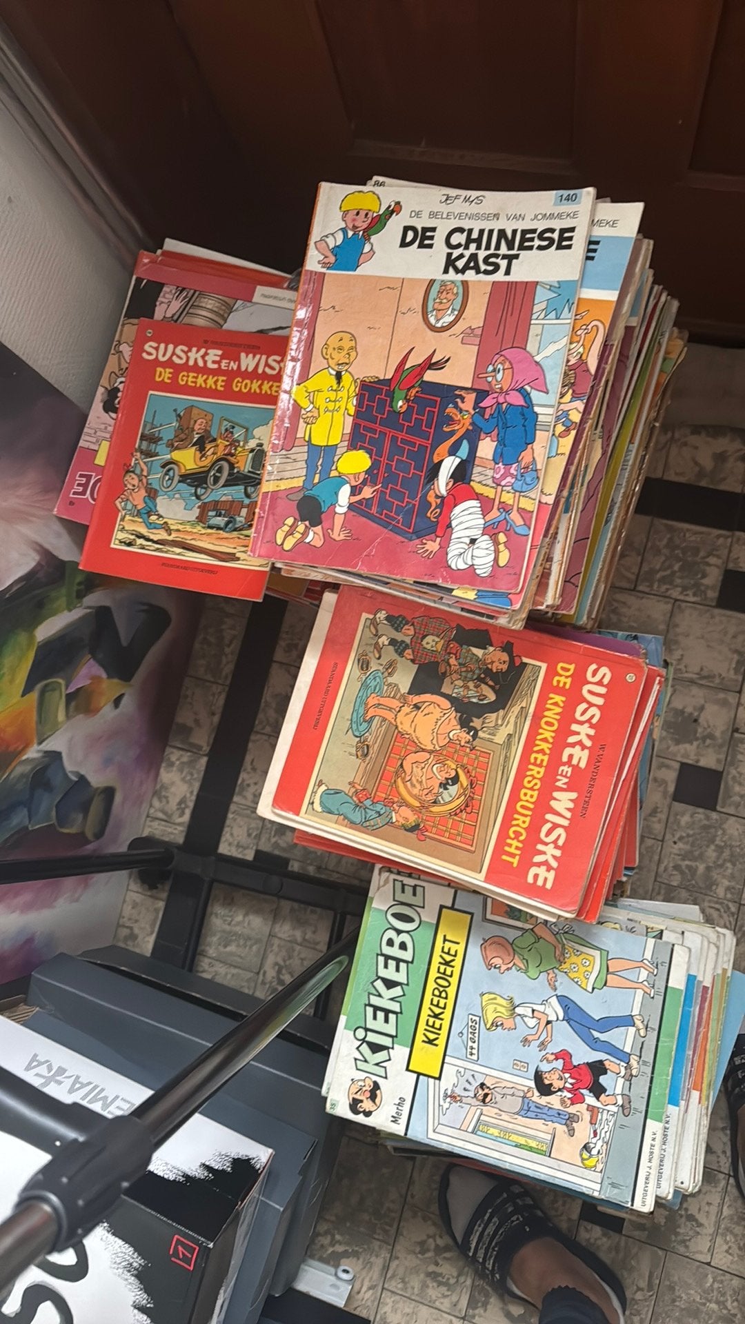 Grote collectie Jommeke & Suske en Wiske strips, Boeken, Ophalen, Gelezen