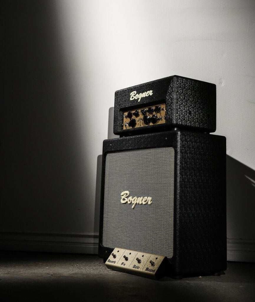 ampli bogner PHI 54 + cab 112 état neuf, Enlèvement, Comme neuf, Guitare, Moins de 50 watts