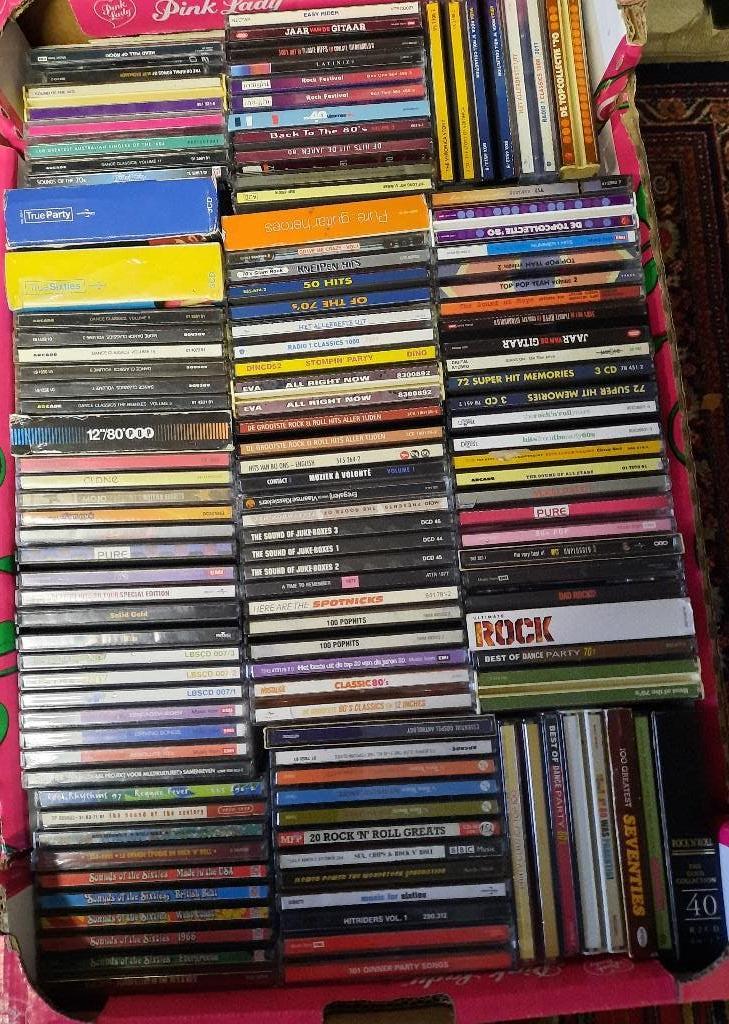 Collectie cd's - Pop/Rock/Evergreen/verzamel  450 + Stuks, Cd's en Dvd's, Cd's | Pop, Ophalen, Gebruikt, Boxset