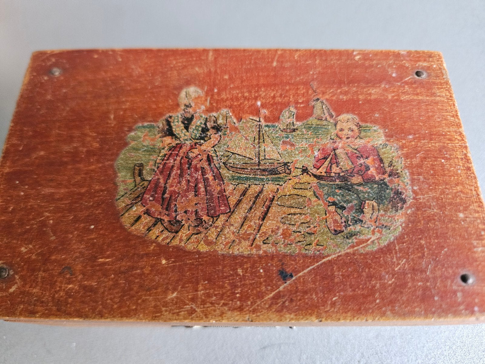 Tirelire en bois, Antiquités & Art, Enlèvement ou Envoi