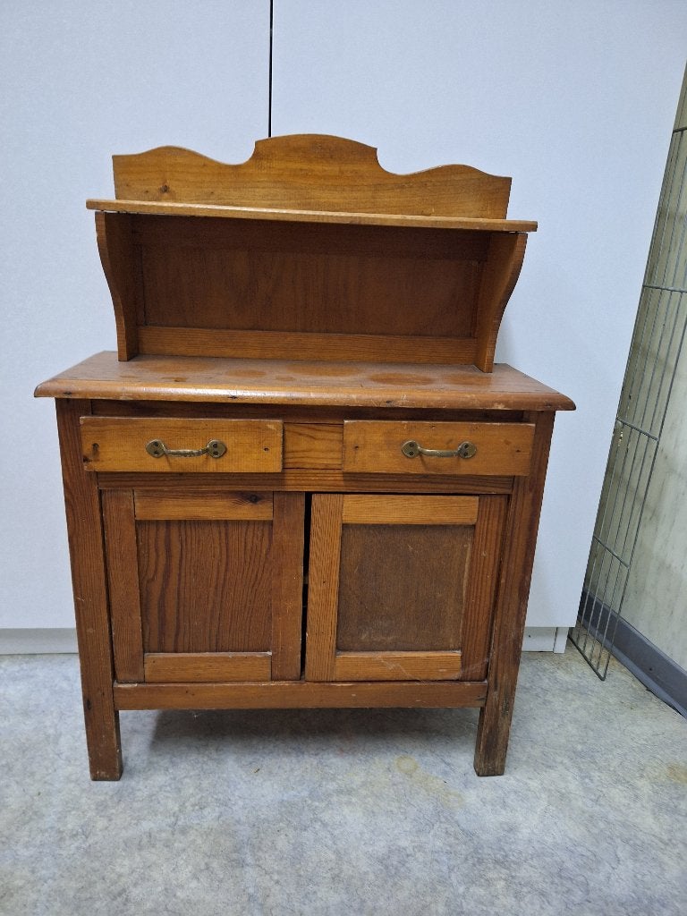 oud houten poppen kastje, jaren 1920, Antiek en Kunst, Ophalen of Verzenden