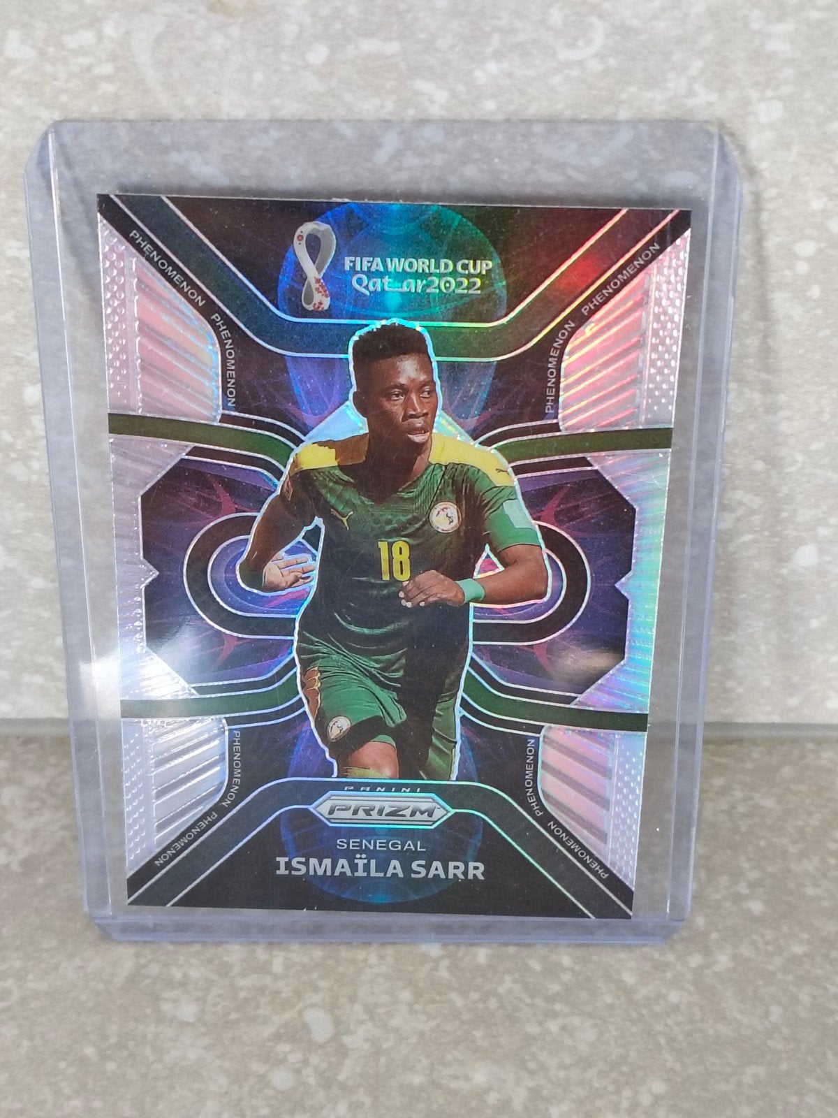 Panini WK Qatar Prizm phenomen Ismaila Sarr Senegal, Verzamelen, Ophalen of Verzenden