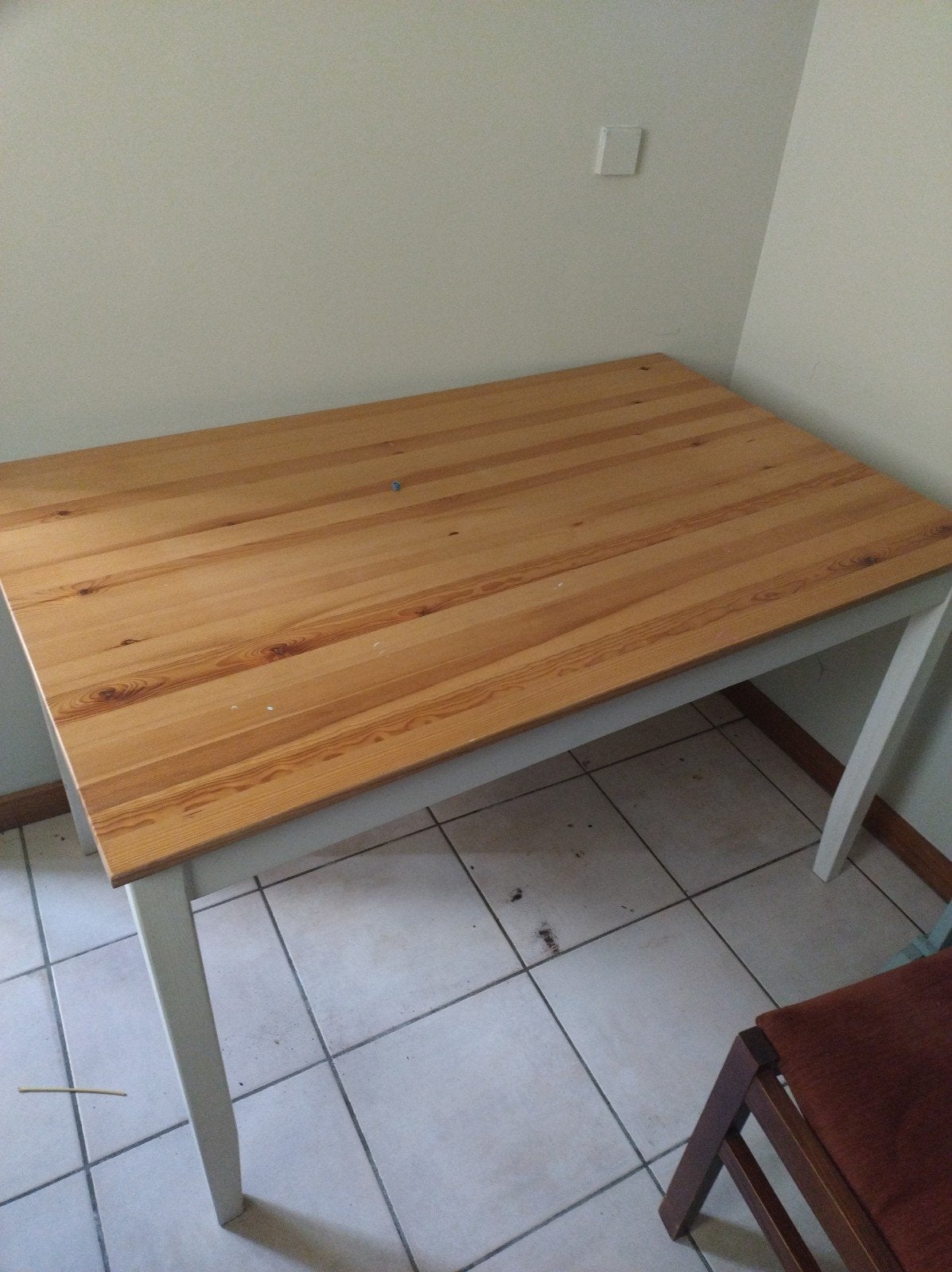 tafel 118x74, Huis en Inrichting, Ophalen, Vier personen, 100 tot 150 cm, 50 tot 100 cm