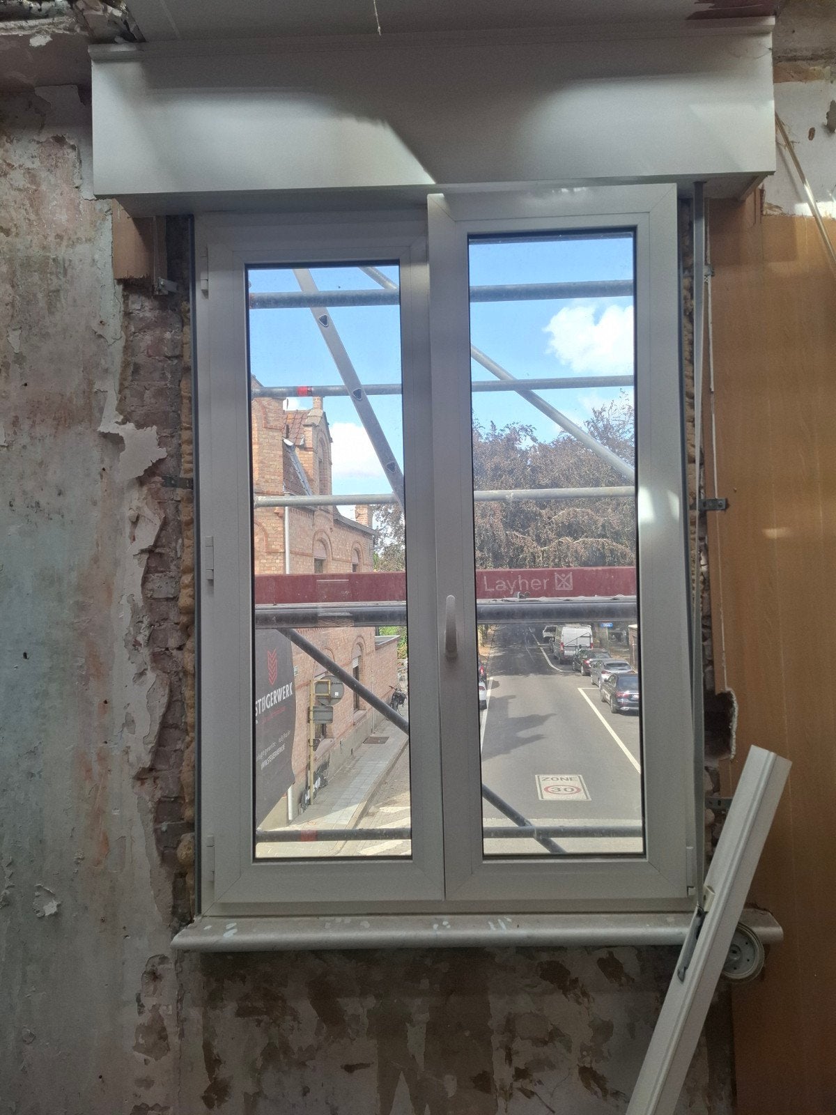 Fenêtre en PVC - Double vitrage, Bricolage & Construction, Châssis de fenêtre, 75 à 150 cm, Synthétique, Enlèvement