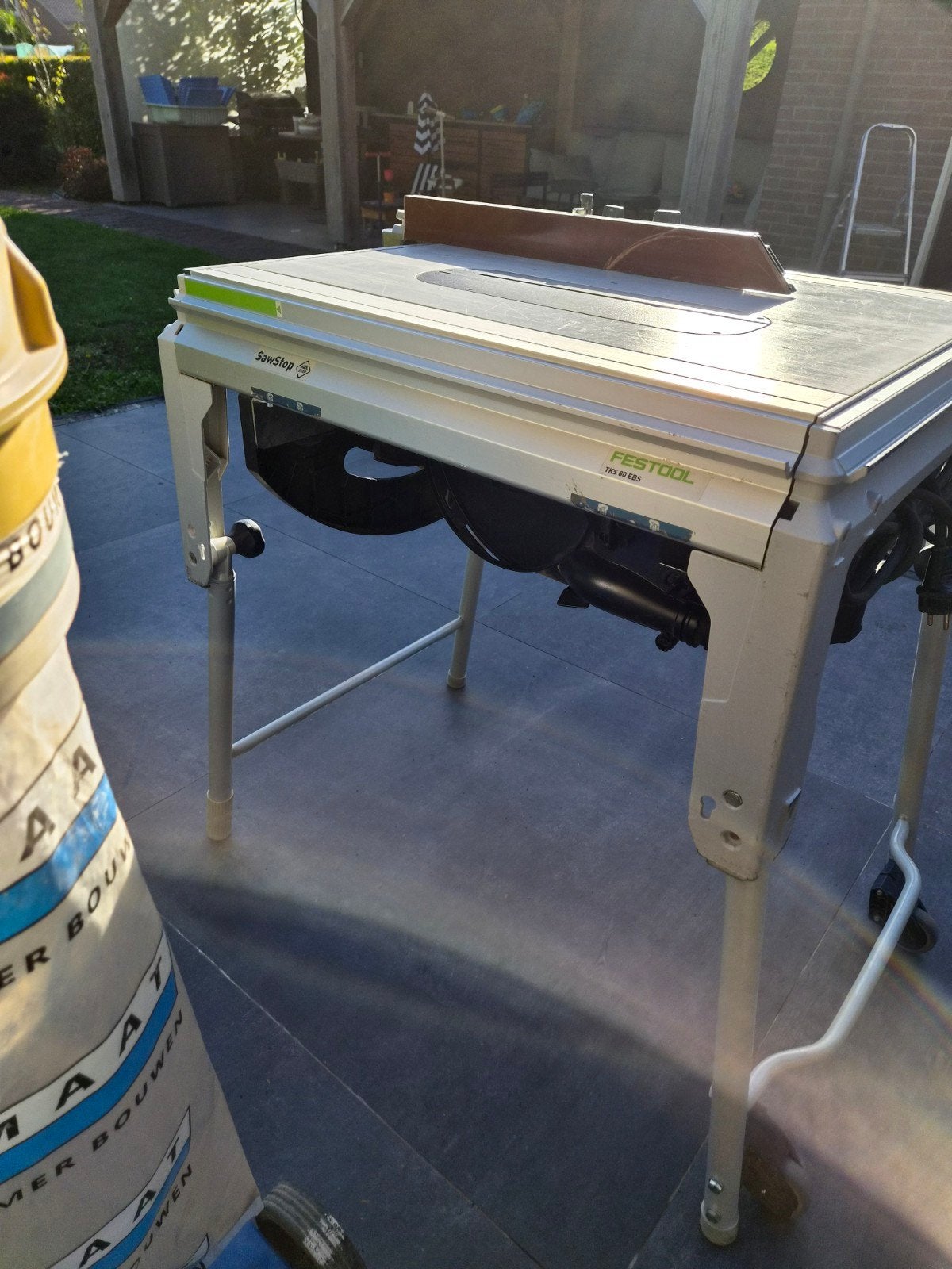 Festool TKS80EBS tafelcirkelzaag 254mm met Saw Stop, Doe-het-zelf en Bouw, Ophalen
