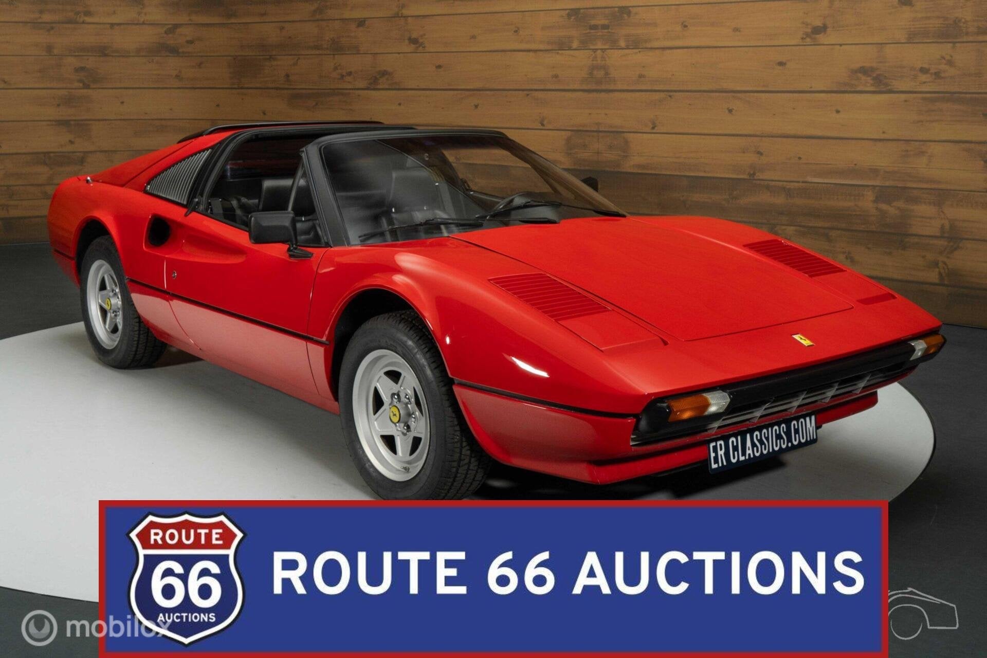 Ferrari 308 GTSi | 1982 | Route 66 Auctions, Autos, Achat, Entreprise, Boîte manuelle, Autre carrosserie