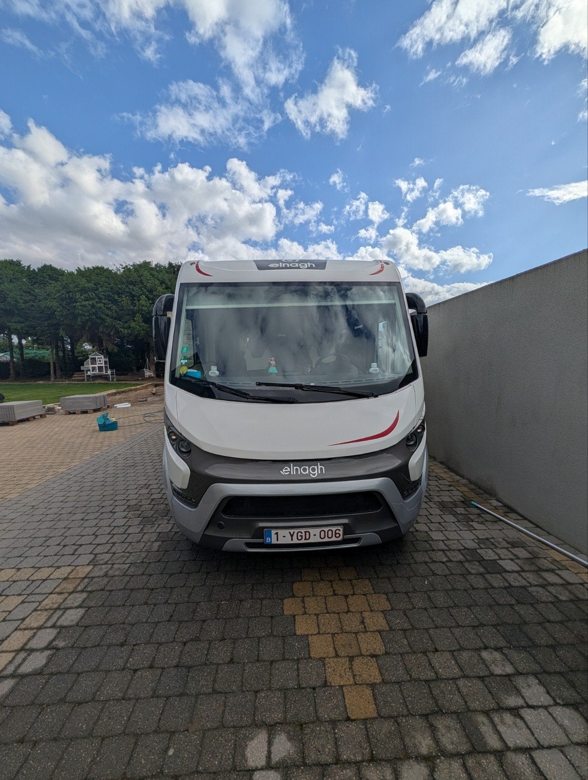 Elnagh Magnum 530 mobilhome, Caravans en Kamperen, Mobilhomes, Automaat, Omvormer, Ringverwarming, Fiat