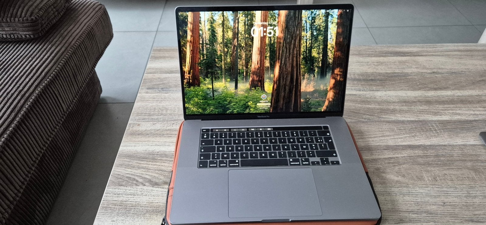 Macbook Pro/i9/16GB ram/1TB ssd, Computers en Software, Apple Macbooks, 1 TB of meer, Ophalen of Verzenden, Zo goed als nieuw