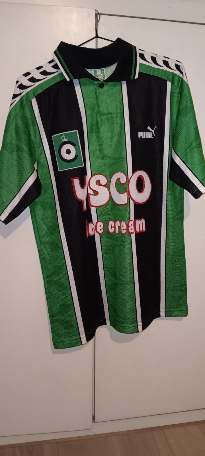 Cercle Brugge 1996/97 home shirt, Sport en Fitness, Voetbal, Maat S, Ophalen of Verzenden, Zo goed als nieuw, Shirt