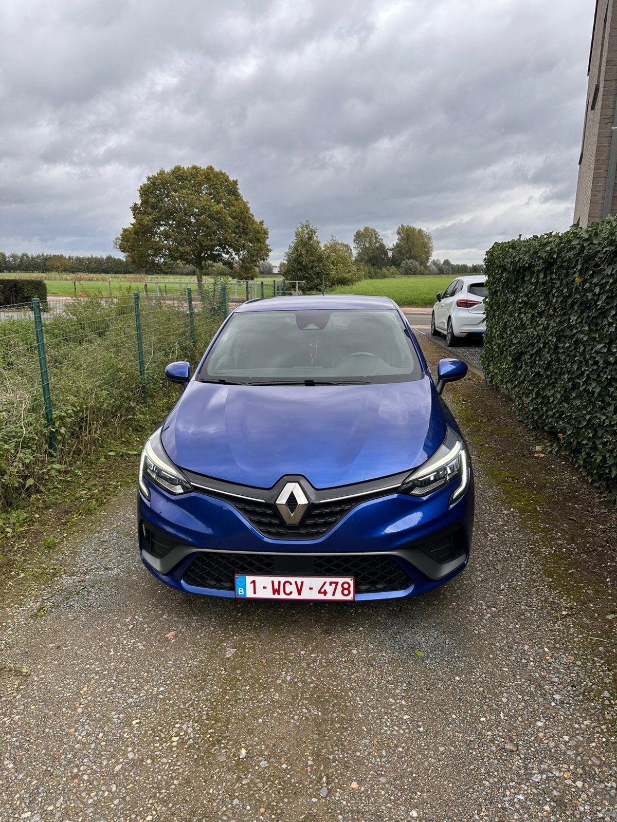 Renault clio rs line blauw, Auto's, Voorwielaandrijving, Zwart, Blauw, Leder