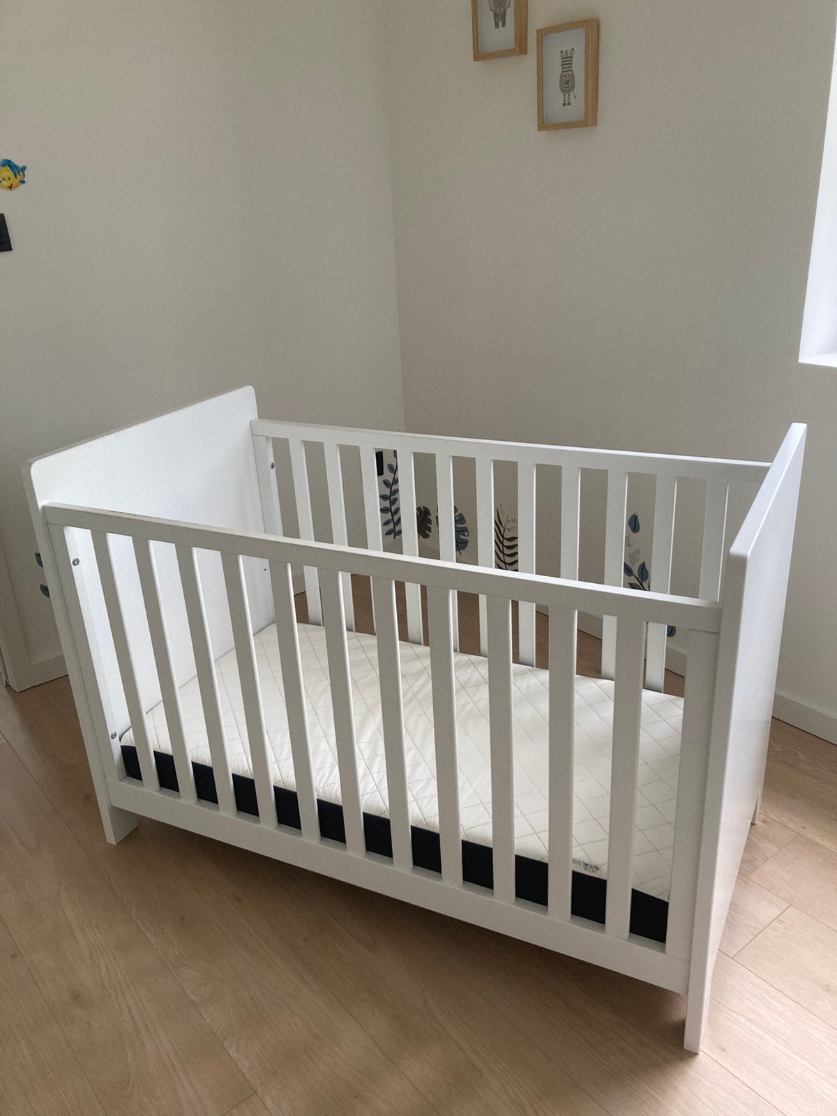 Bopita babybed, Kinderen en Baby's, Kinderkamer | Bedden, Ophalen, Gebruikt, Matras