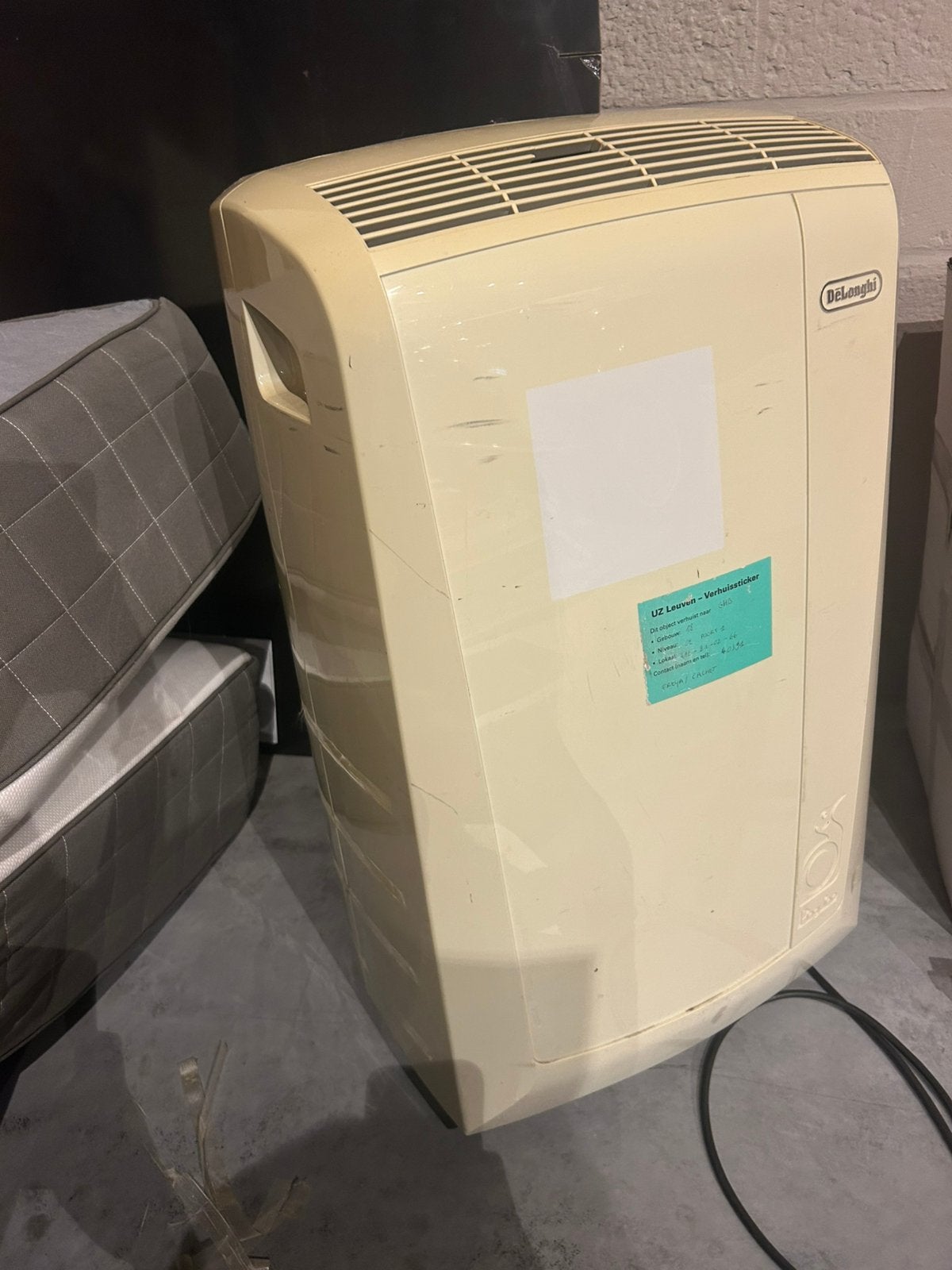 Climatiseur mobile De'Longhi, Electroménager, Climatiseurs, Refroidissement et Déshumidification, Enlèvement, Utilisé, 100 m³ ou plus grand