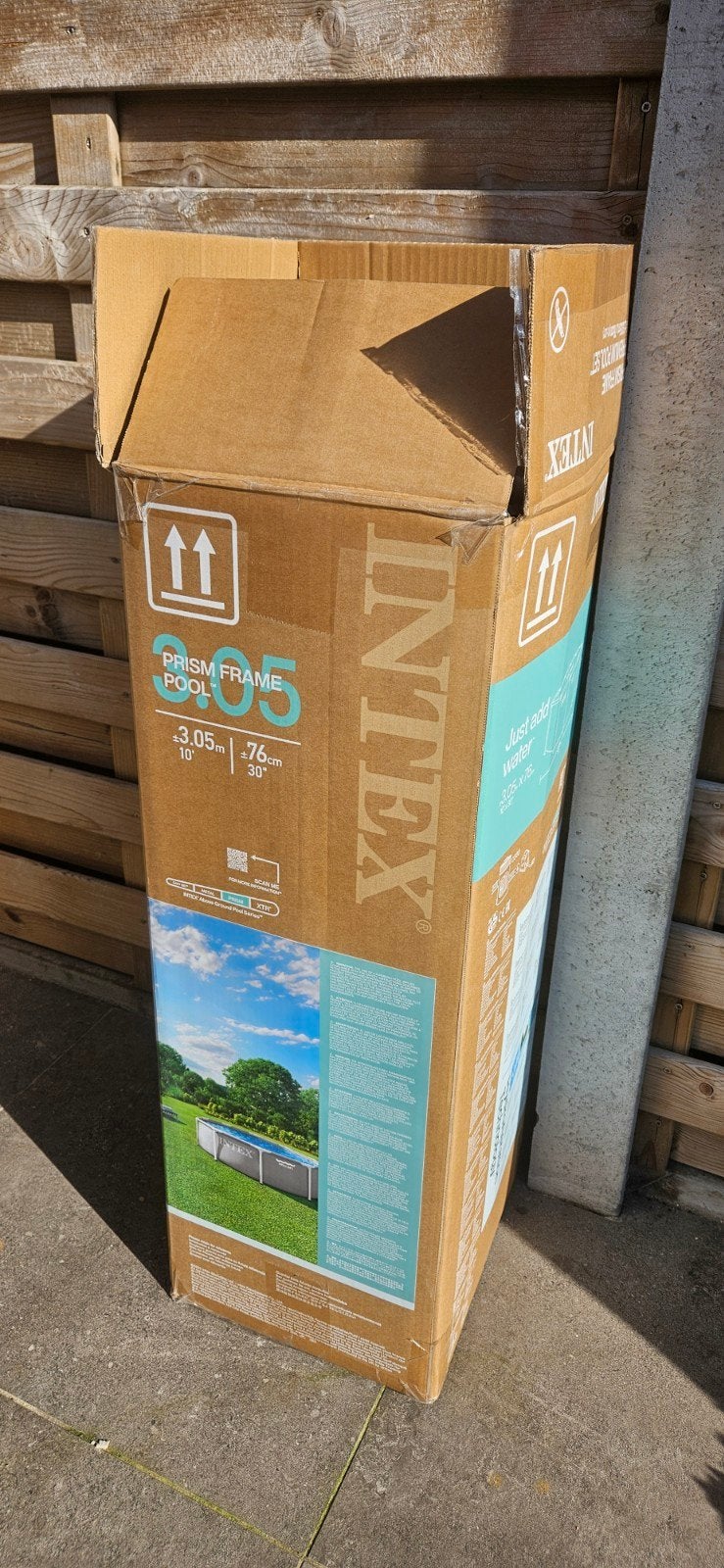 intex zwembad te koop, Tuin en Terras, Ophalen, Minder dan 2 meter, Minder dan 4 meter, Minder dan 5 meter