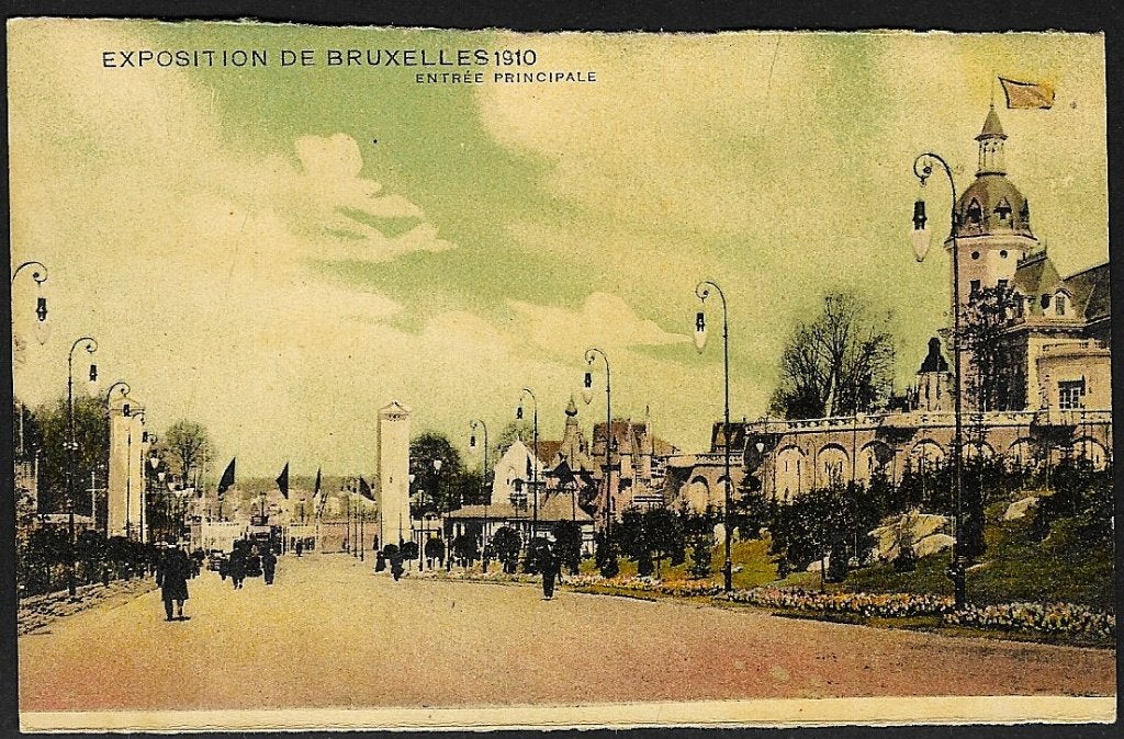 1910 - BRUSSEL - Exposition de Bruxelles 1910, Verzenden, Voor 1920, Ongelopen, Brussel (Gewest)