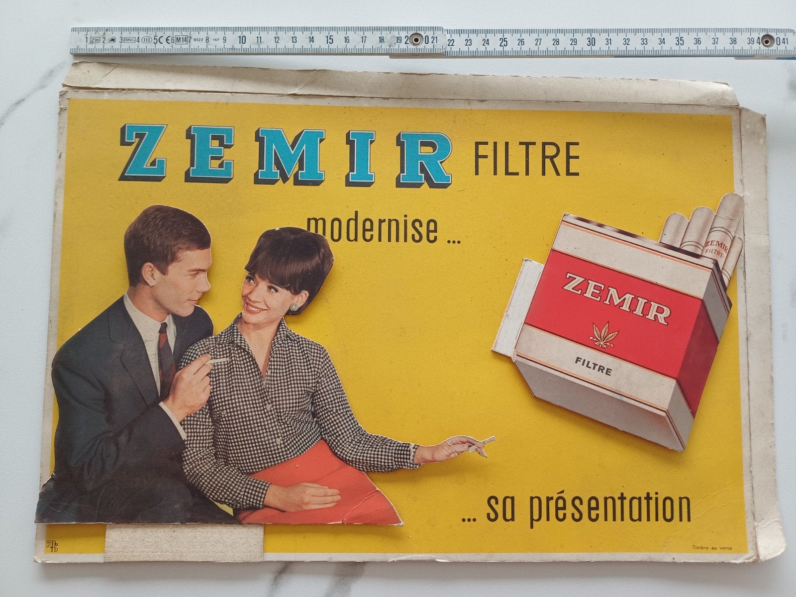 Reclame Zemir Sigaretten/cigarette, Enlèvement ou Envoi