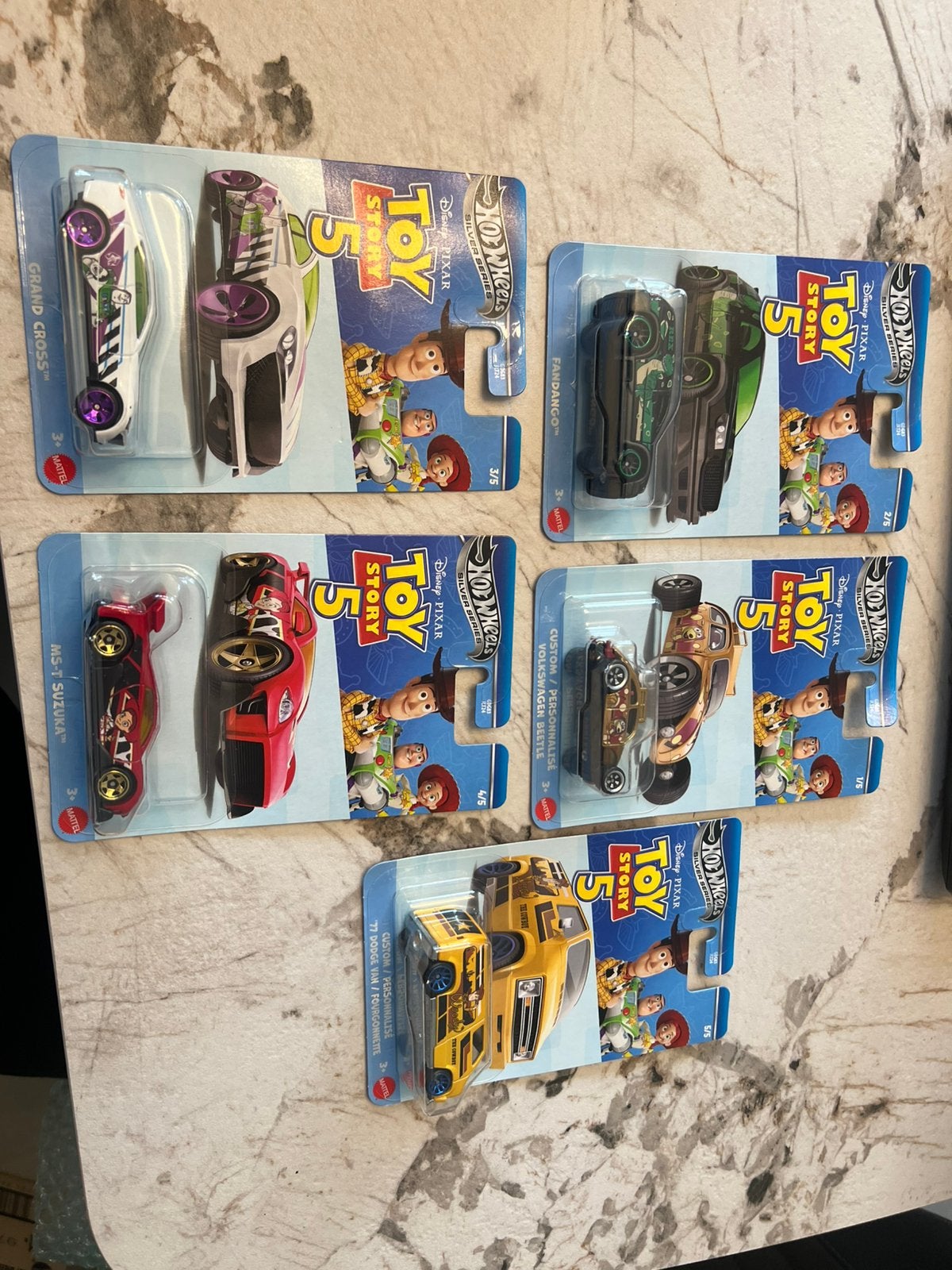 Hot wheels toy story silver series set, Hobby en Vrije tijd, Ophalen of Verzenden, Zo goed als nieuw