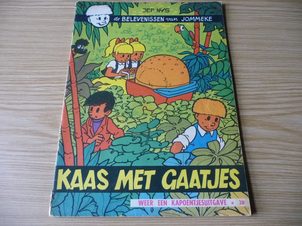 Jommeke - 38. Kaas met gaatjes € 3, Enlèvement ou Envoi, Une BD, Jef Nys., Comme neuf