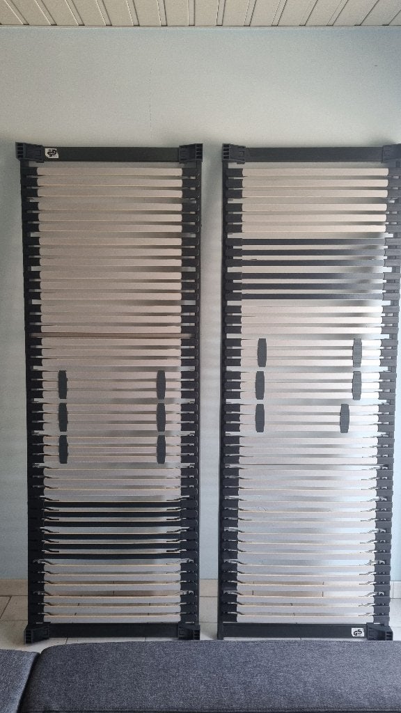 2 x lattenbodem 70x200, Enlèvement, Utilisé, Sommier, 200 cm
