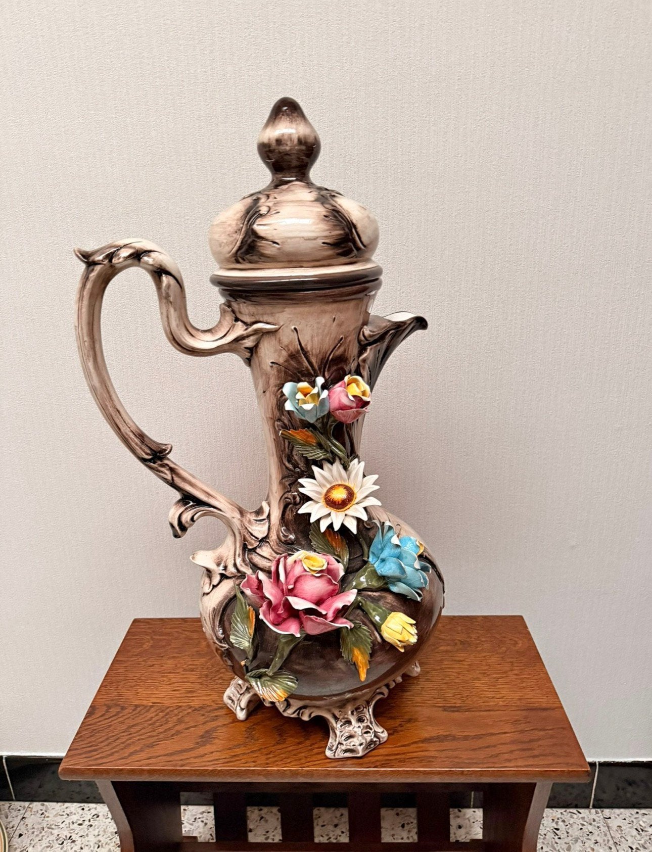 Vintage vazen, soepterrine en hert, Antiquités & Art, Enlèvement