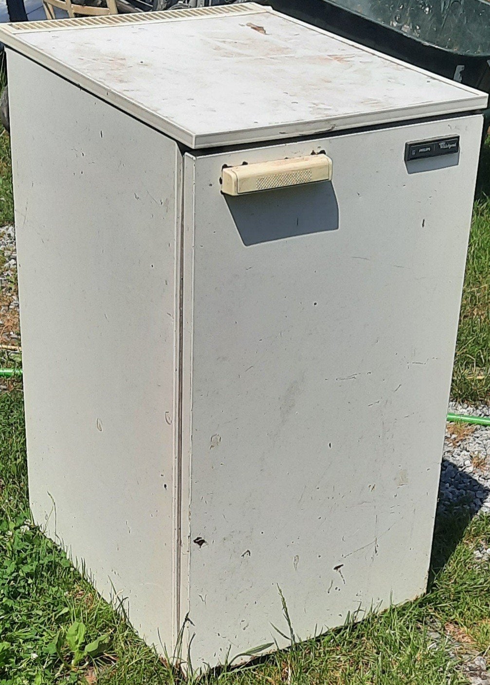 Petit frigo Philips whirlpool, Avec compartiment congélateur, 85 à 120 cm, Enlèvement, Utilisé