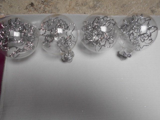 Boules de Noël transparentes/10 pièces, Enlèvement ou Envoi, Comme neuf