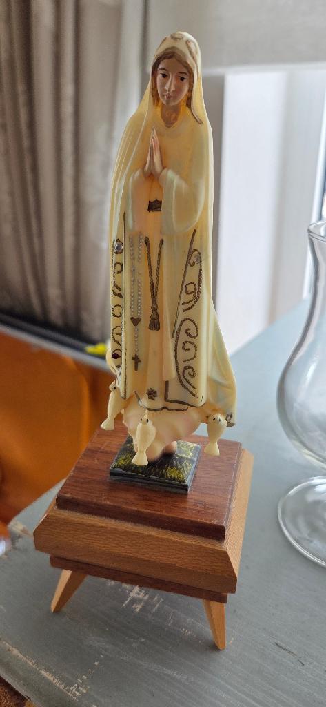 Madonna Fatima. Muziekdoosje., Antiek en Kunst, Antiek | Religieuze voorwerpen, Ophalen
