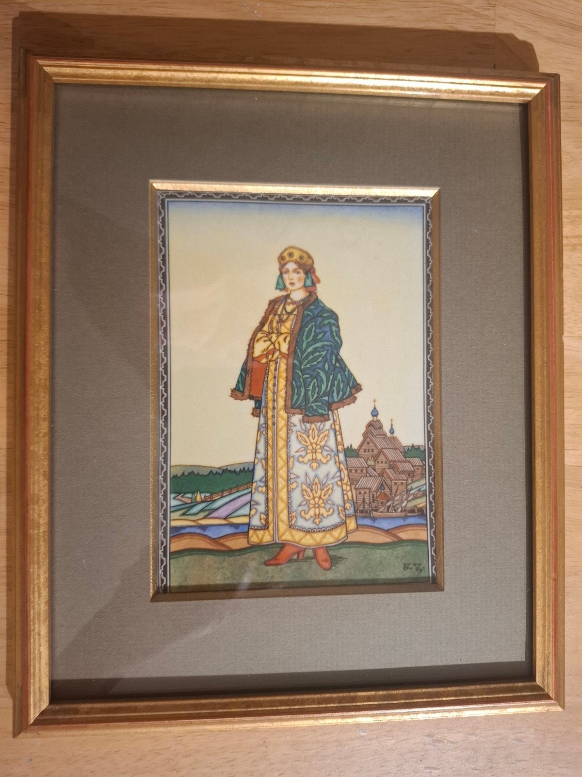 Plaque Porcelaine Villeroy & Boch "Tatjana" par Boris Zvoryk, Antiquités & Art, Enlèvement ou Envoi