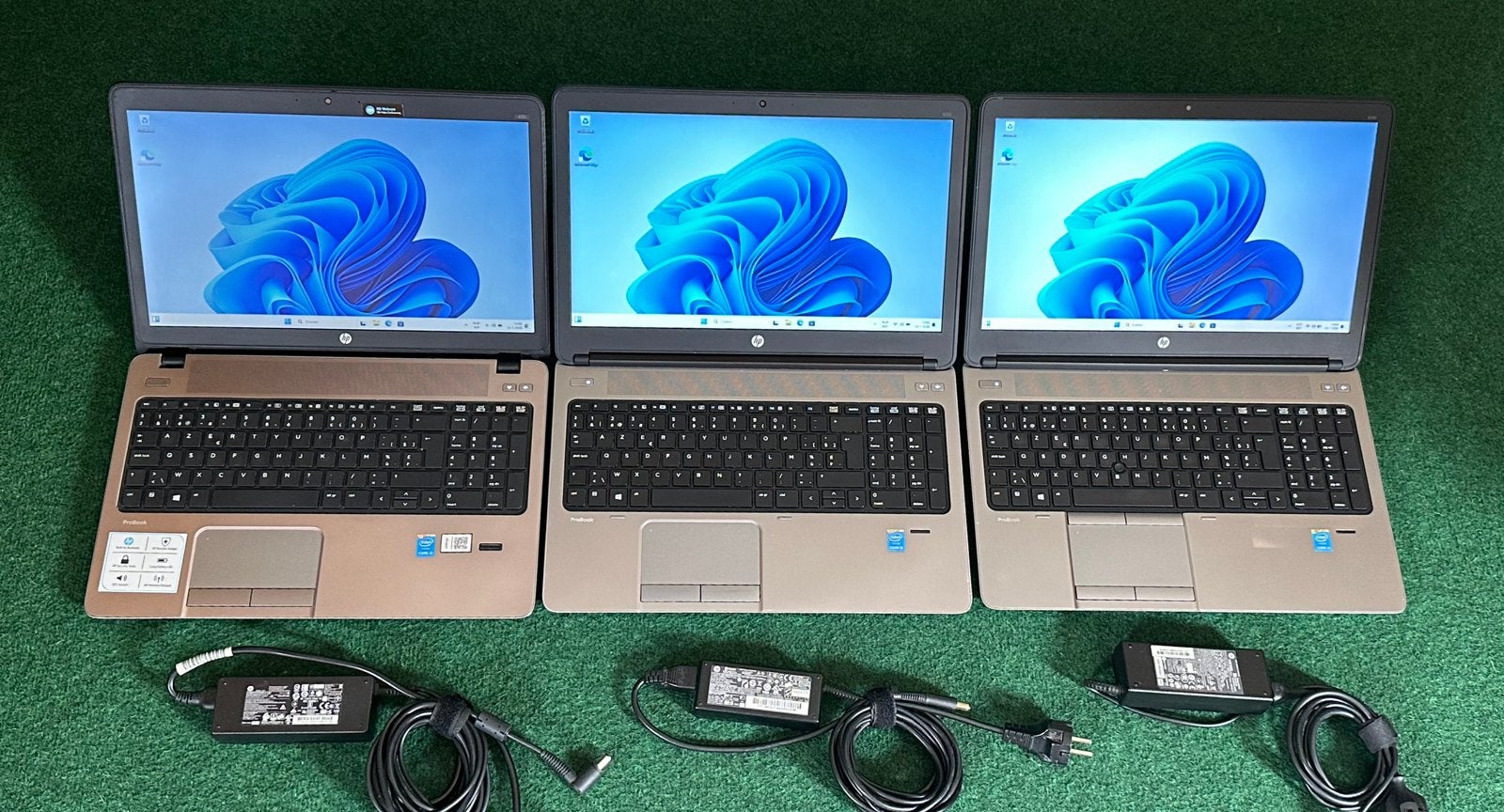 3 HP ProBook laptops in goede staat te koop 150€., Enlèvement, Comme neuf