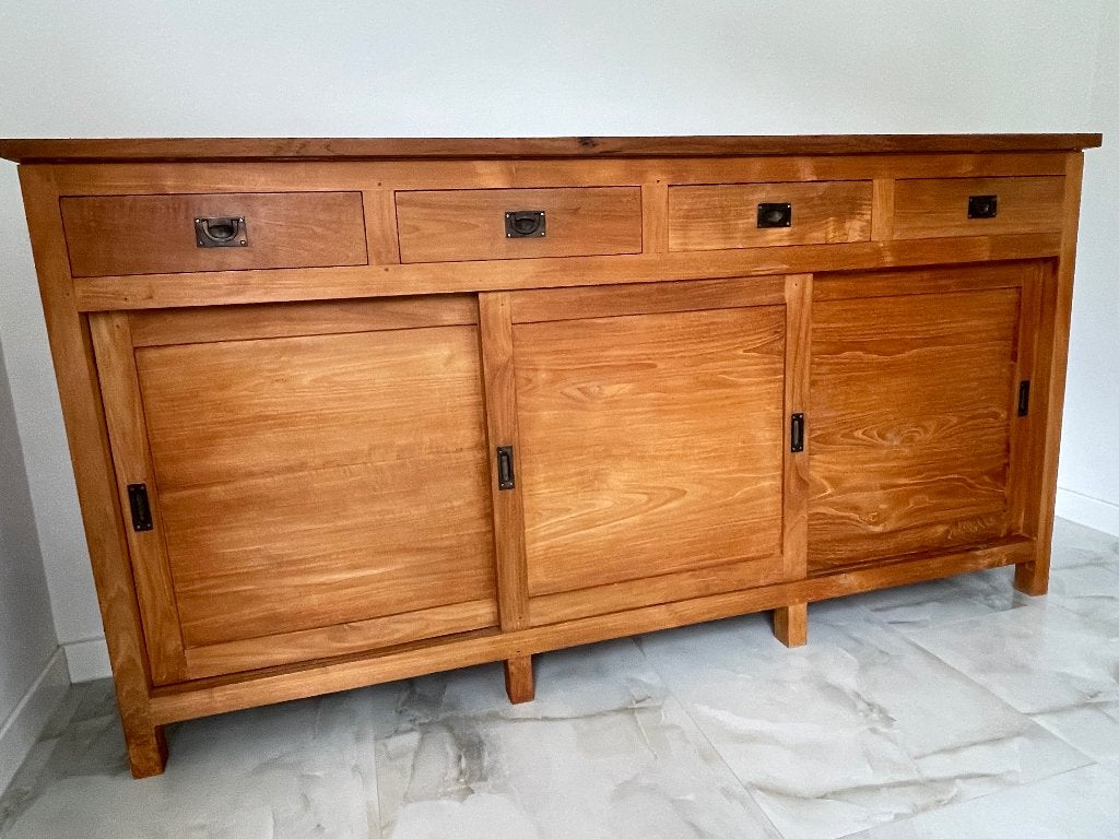 Teak dressoir kast, Enlèvement, Comme neuf, Teck