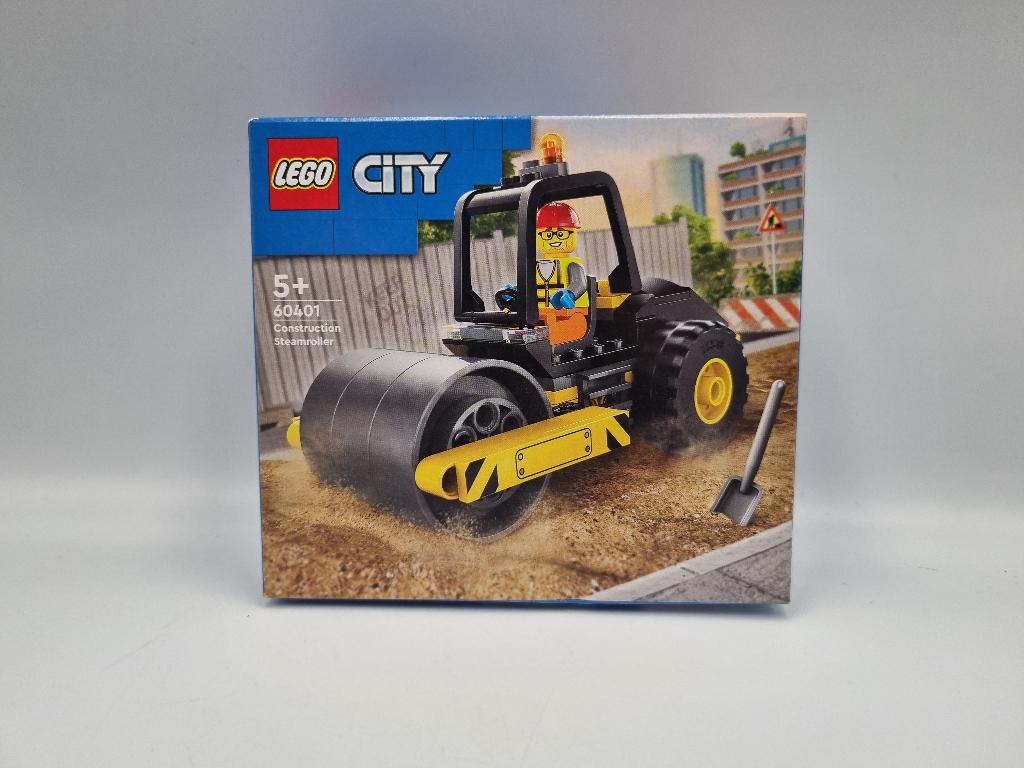 Lego City 60401 Construction Steamroller, Ophalen, City, Lego, Nieuw