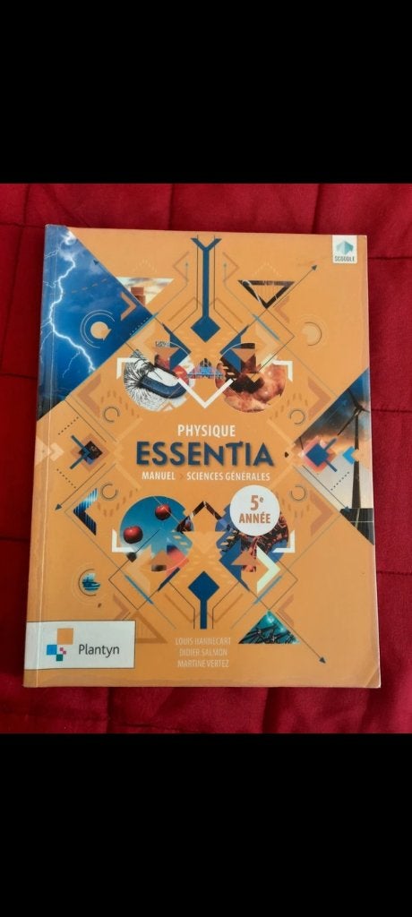 Manuel de Physique 5ème, Livres, Physique, Plantyn, Enlèvement, Utilisé
